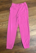 Champion Girls Pink Jogger Pants Activewear Size L 14 Elastic Waist Pockets