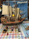 Vintage Playmobil Pirate Ship, Figures, Accessories,  3053  Incomplete Figures