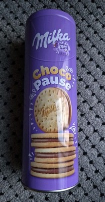 Milka Keksdose Blechdose mit Deckel, CHOCO PAUSE, Dose Blech Kekse Aufbewahrung 