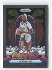 2025 Prizm Groovey Rickea Jackson #6 Los Angeles Sparks