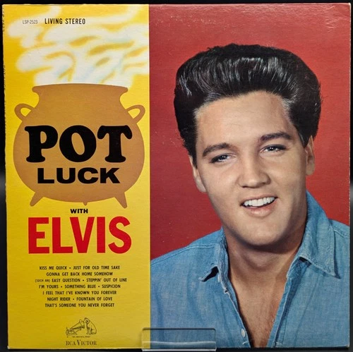 Elvis Presley - Pot Luck LSP-2523, 1st Hollywood Press, w/o catalog #, US, 1962