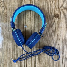Nool Kids Headphones Wired Over Ear Blue Teal Volume Safe Adjustable K11