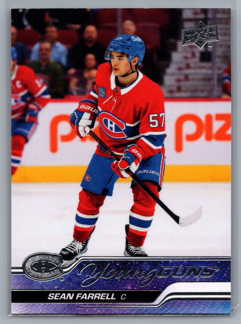 2023-24 Upper Deck Series 1 Young Guns Sean Farrell #234 Canadiens