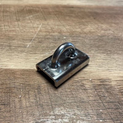 Pfeiffer Marine Edelstahl Schlitten Genuarutscher T-Schiene 25 x 4 mm Bügel 