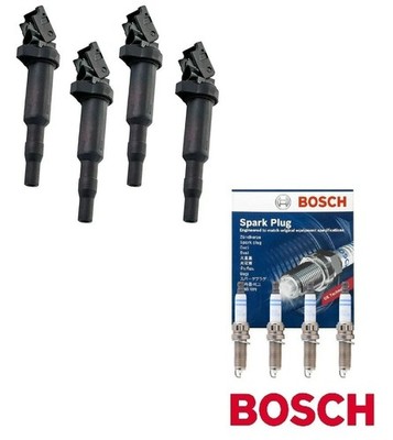ACEON Ignition Coils +  BOSCH Double Platinum Spark Plugs Kit for Select BMW