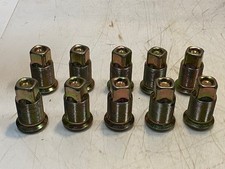 10 Quantity of Lug Nuts S 8L ON 2-1/4" Long 28mm Thread 35mm OD 17mm ID 10 Qty