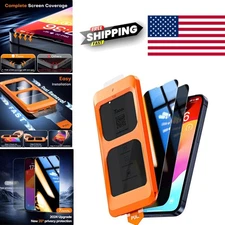 Full Coverage Privacy Screen Protector for iPhone 13 Mini Dust Free Installation