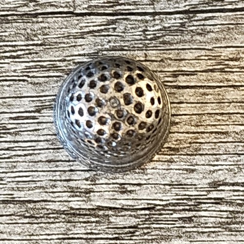 Antique Silver Plated Thimble 1840 Victoria Albert - Picture 5 of 8