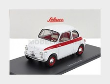 Schuco 18U00024 Fiat - 500 Sport 1958 - White Red - 1/18