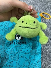 Jellycat Ricky Rain Frog Mini Plush Bag Charm Keychain Green New With Tags