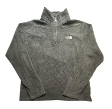 The North Face Jacket Boys XL Gray Fleece Quarter Zip Pullover Outdoor Warm