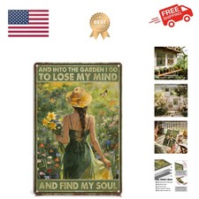 Garden Signs Funny Garden Decor for Outside - Gardening Gifts for Women Garde...