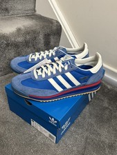 Adidas SL 72 RS Men's Trainers - UK 9 US 9.5 EUR 44 Blue White IG2132 BNEW