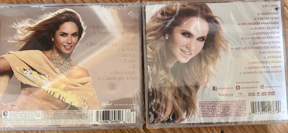 LUCERO  CON BANDA - MAS ENAMORADA/CUANDO SALE UN LUCERO -  CD + DVD *NEW*   - Image 2 of 2