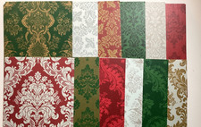 Anna Griffin Christmas Damask 12x12 Cardstock 12 Sheets