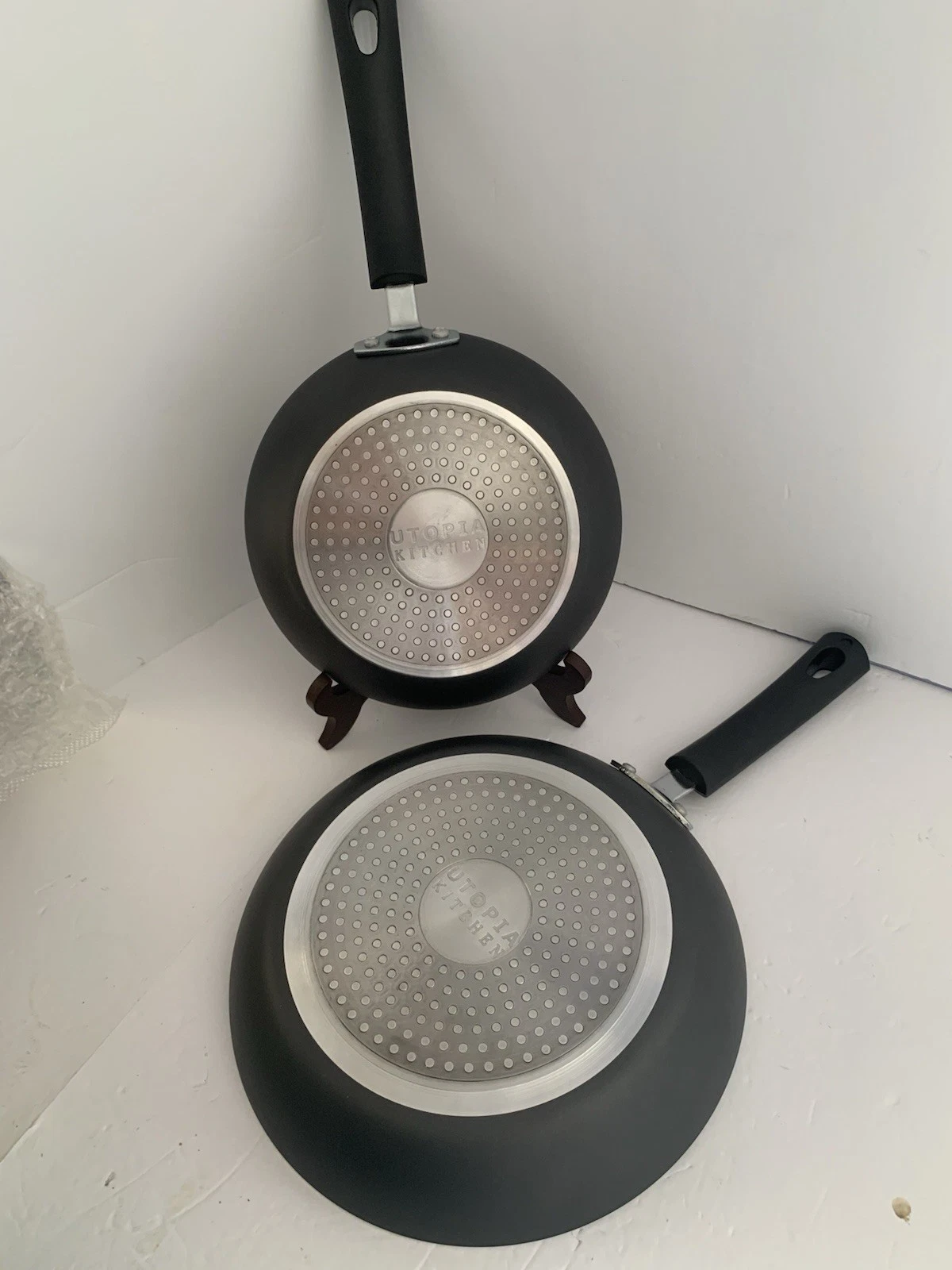 Utopia Kitchen Nonstick Frying Pan Set, 2 Piece Induction Bottoms - 8” & 9.5”