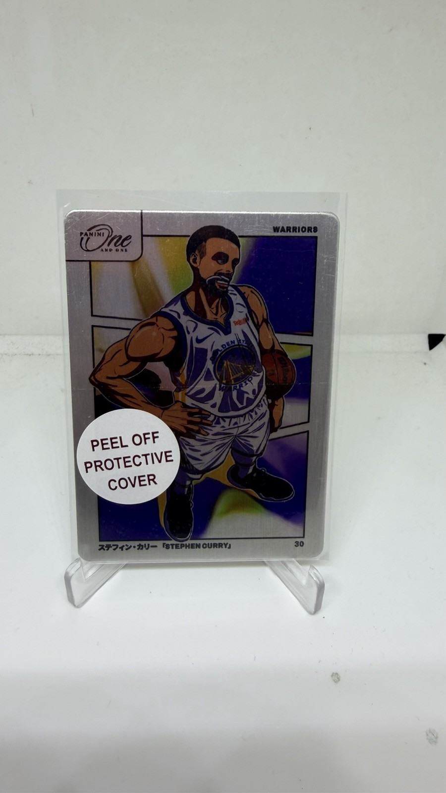 STEPHEN CURRY 2024-25 PANINI ONE AND ONE MANGA METAL CASE HIT SP #4 Q1950
