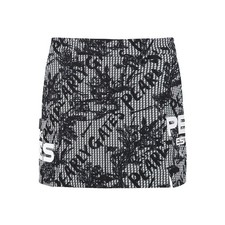 Genuine PEARLY GATES GOLF Womens Floral Stripe Logo Skirt 