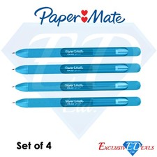 Image of 4 x Paper Mate InkJoy Gel Pen 600ST 0.7mm School Office + Correction Tape