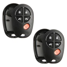2 Key Fob Remote 5b Shell Case Replacement for Toyota Sienna GQ43VT20T