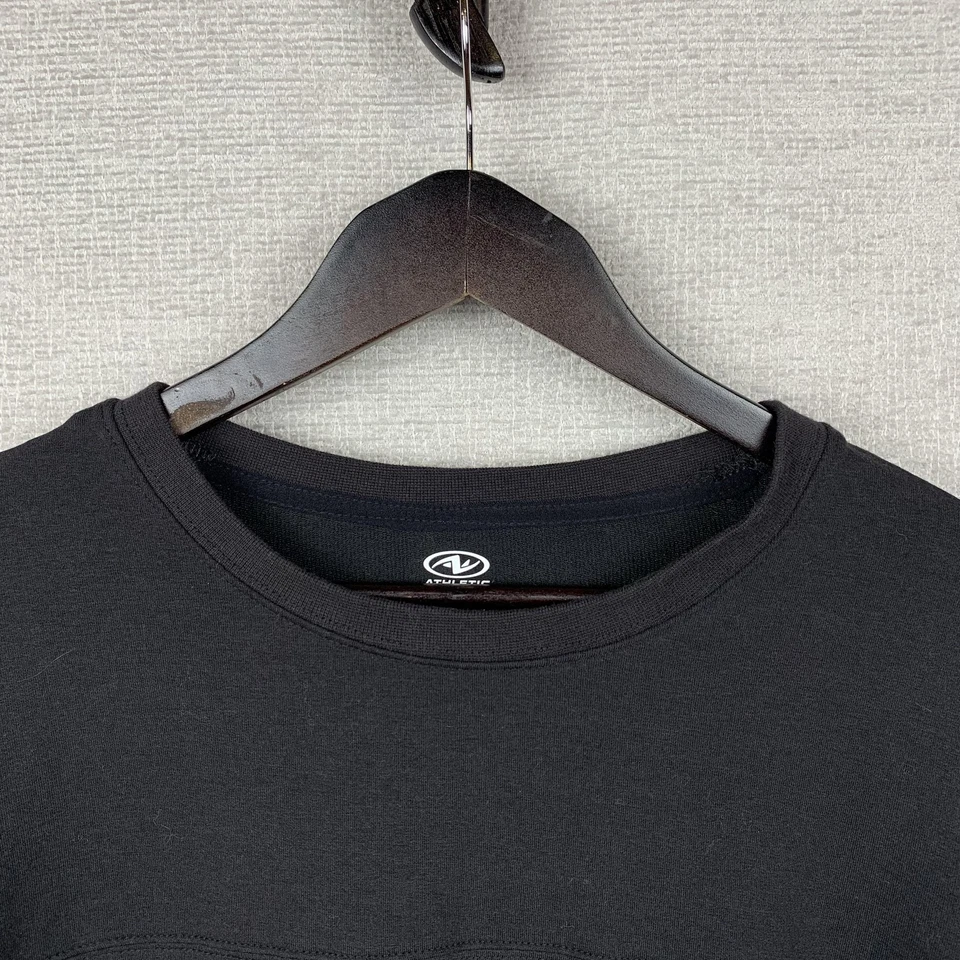 Athletic Works свитер мужской 2XL черный пуловер Crewneck длинным рукавом толстовка - Изображение 4 из 4