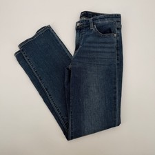 Lucky Brand Sweet Straight Jeans Womens 6/28 Dark Wash Blue Stretch Denim Modern