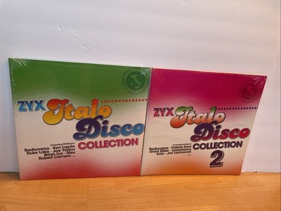 LP ZYX Italo Disco Collection 1 & 2 Pair Record Albums Vinyl Various Artists NEW