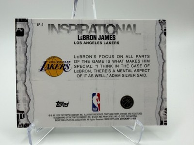 2025-26 Topps Chrome Basketball Lebron James Inspirational #IP-1