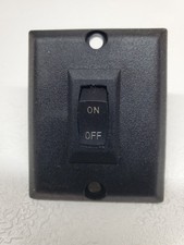 Rv 12 Volt Black Wall Light Switch Trailer Camper Van