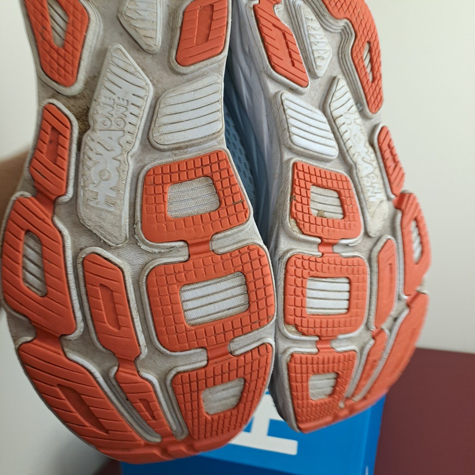 Hoka One One Bondi 7 Running Shoes Womens Size 11 Light Blue Trainer Sneakers thumbnail 5