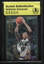 BAS 1994-95 Upper Deck Vin Baker #3 Authentic Auto 3c7