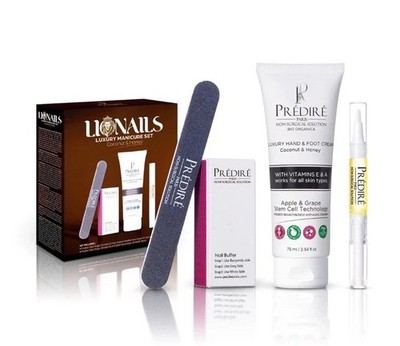 Lionails Luxury Manicure Set | coconut and Honey 4-Piece Set MSRP $145