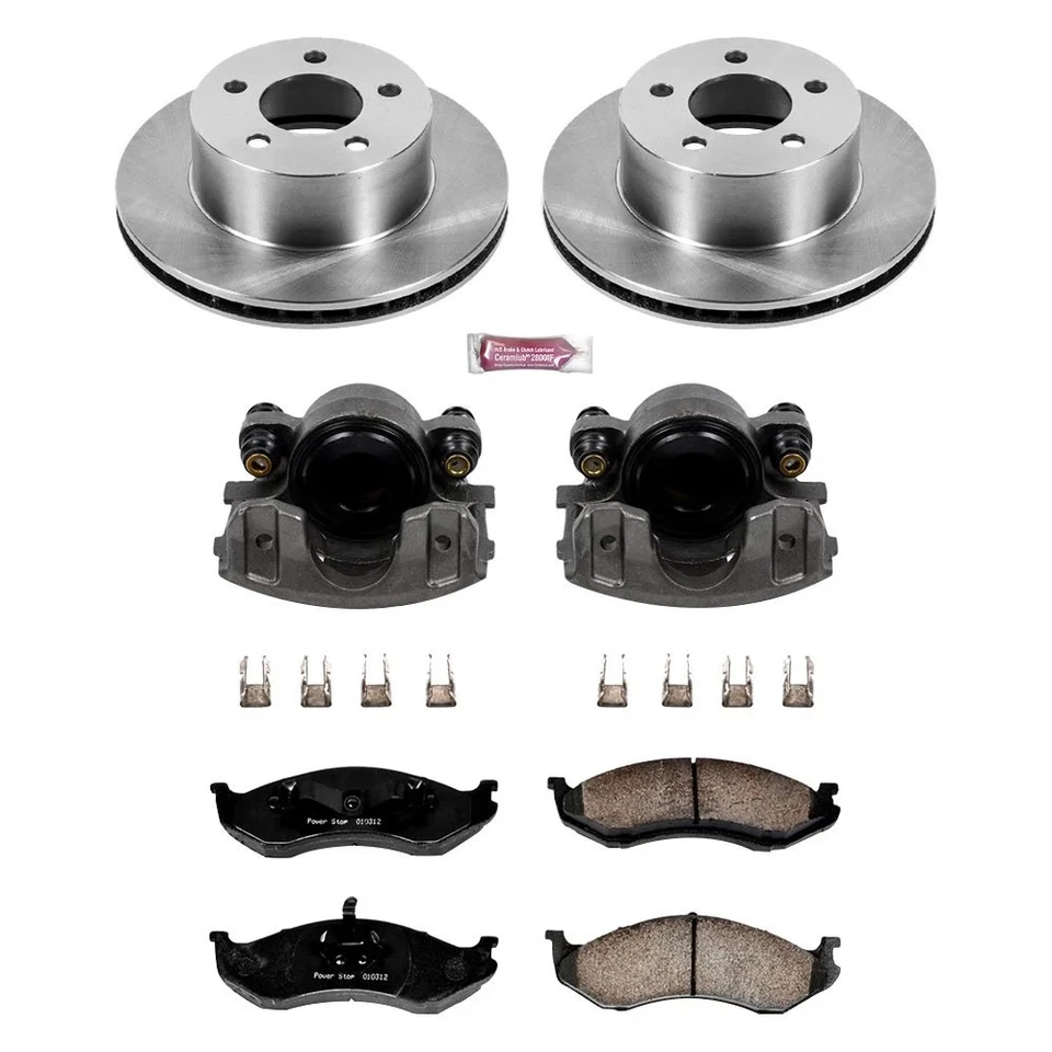 PowerStop KCOE2119 Brake Kit For Jeep Grand Cherokee 1993-1998 Front Foto 2 de 4