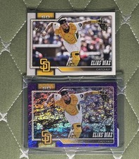 2026 Topps Series 1 Baseball Elias Díaz PURPLE SANDGLITTER /250 + Base