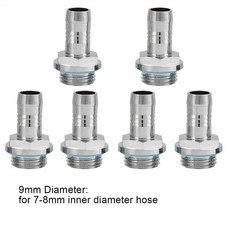 6Pcs Tube Tow-touch Fitting Barb Connector 9m...