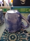 Two Beautiful Blue Ceramic Mugs By Lynn Hollyn  Ocean Pattern — photo 2