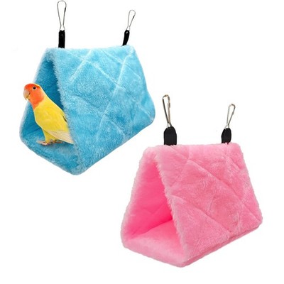 Bird Tent Plush Hammock Hanging Warm nest 6.3''X5.1''X4.7'' Cage Sleeping Bed