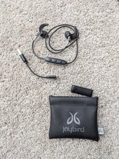 Jaybird Wireless Bluetooth Sport Headphones Black With Charging Clip Cable Case