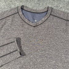 Lululemon Fundamental V Neck Long Sleeve Pullover Sweatshirt Mens XL Stretch