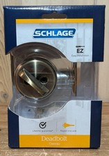 SCHLAGE Deadbolt Single Cylinder B60N V 609 Antique Brass NEW IN BOX