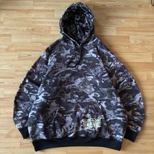 Vintage Y2K Boxy Oversized Grunge Skater MMA Elite Poly Hoodie Size 2XL!