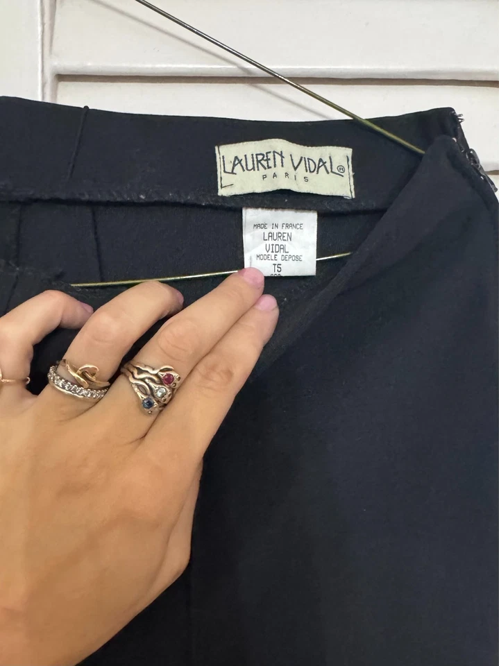 Vintage Lauren Vidal made in France Black Pants T5 - Image 3 of 4