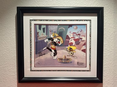 MEXICAN CAT DANCE Speedy Gonzales Sylvester Friz Freleng Signed Cel Ltd Edition