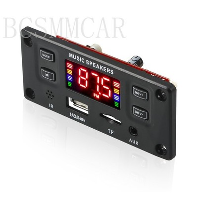 Wireless Bluetooth MP3 Decoder Board Car Audio USB FM Radio Module 2*30W stereo
