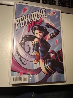 US MARVEL  PSYLOCKE NINJA #2  COVER VARIANT BY  Rickie Yagawa