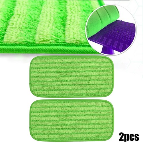 2er Pack Mikrofaser Moppauflagen für Swiffer Wet Jet in Grün mit 12 Zoll - Bild 23 von 24
