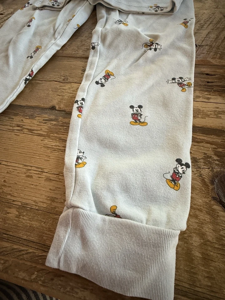 Usado en Excelente Condición Janie And Jack Niños Azul Disney Mickey Mouse Pijama Manga Larga Talla 6 Foto 3 de 4
