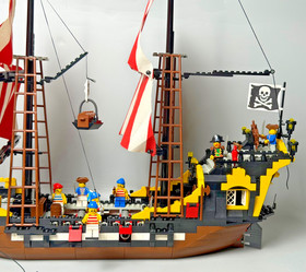 LEGO Pirates 6285 Black Seas Barracuda 100% Complete Instructions No Box Vintage