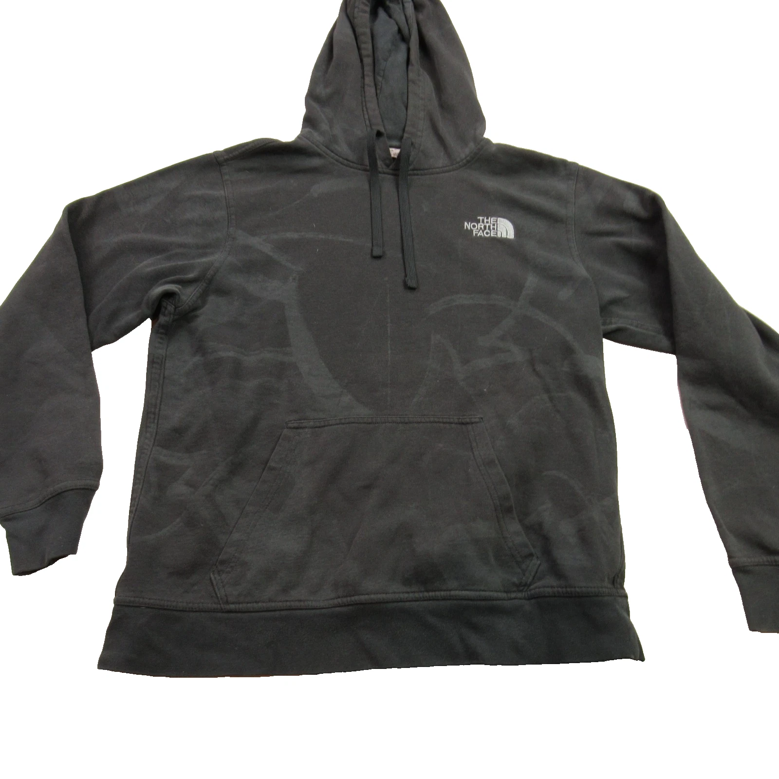 North Face Hoodie Mens Medium Long Sleeve Hooded Pullover Pockets Black