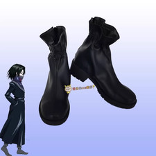 HUNTER HUNTER Feitan Potoo Boots Cosplay Shoes Halloween Anime Party Black Boots